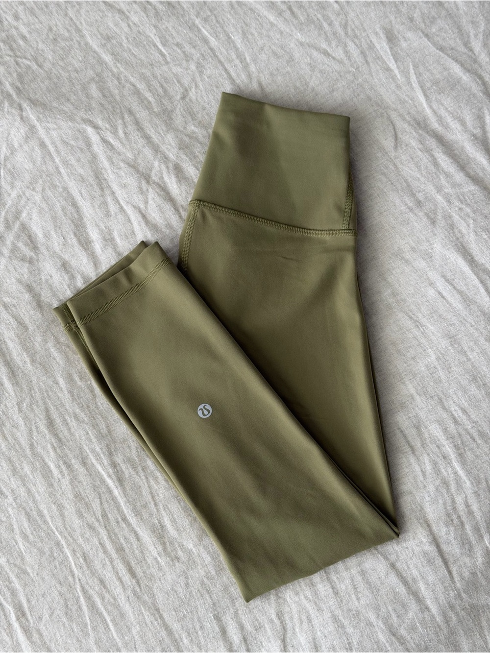 lululemon athletica Olive Green High-Waist Leggings